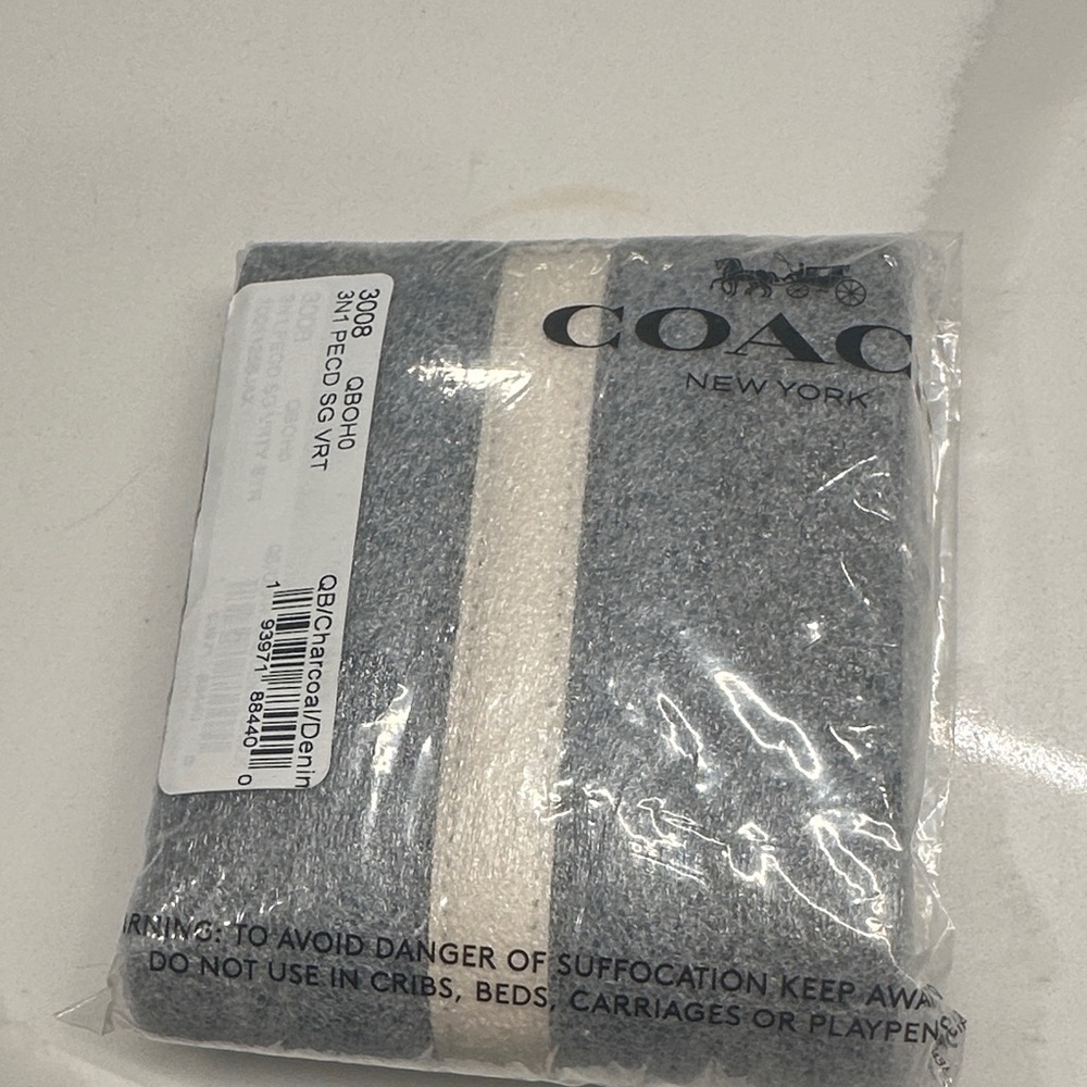 Coach Blue and White wallet